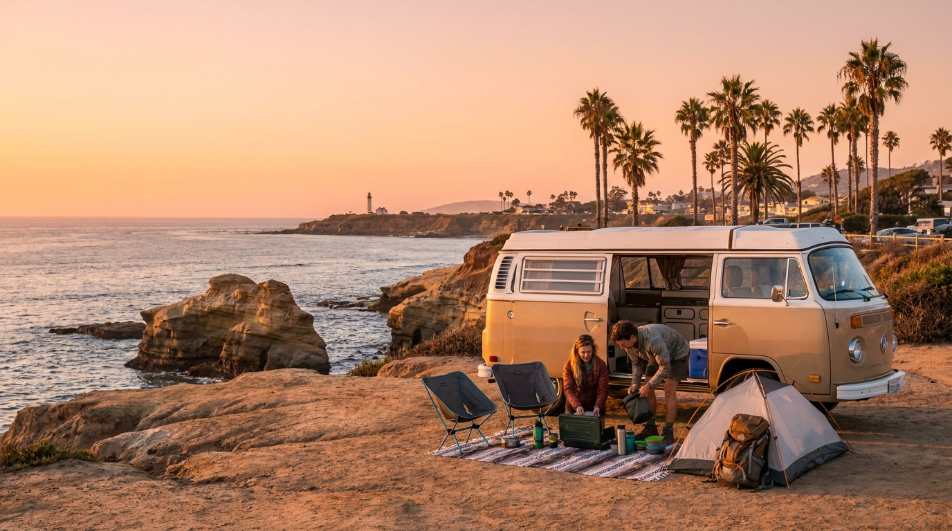 Map for Budget RV Tips for San Diego - Save Money 2026